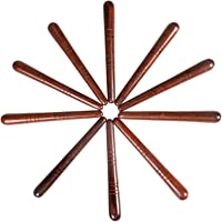 Masaje de pies y manos. Paleta de madera reflexología Multi disponible. (10 x Un Palo Rojo)